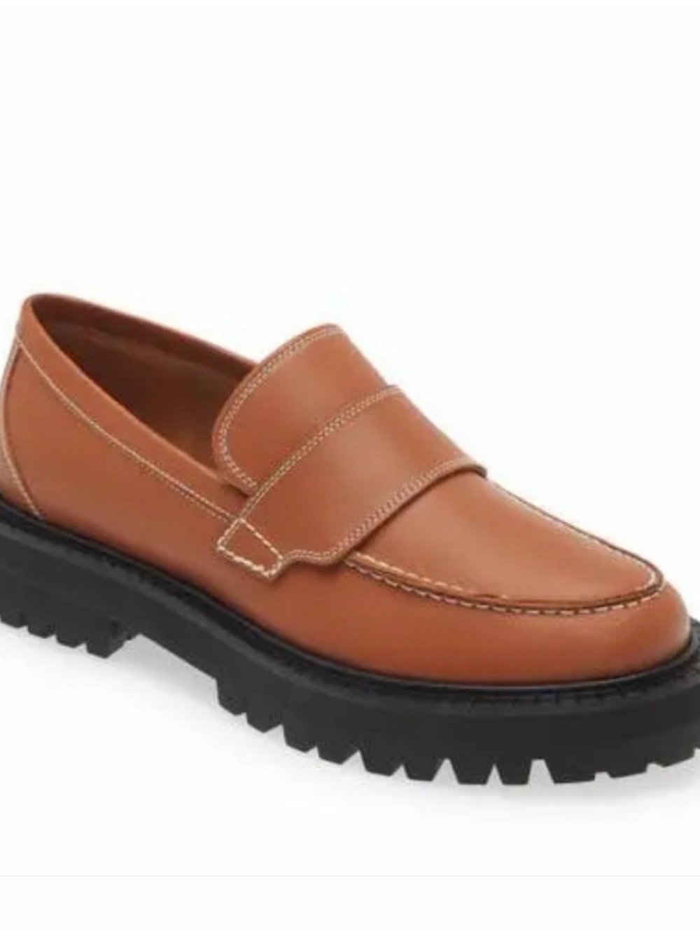 ATP arechi camel Lug-Sole Penny Loafers size 40/10 U.S. new!